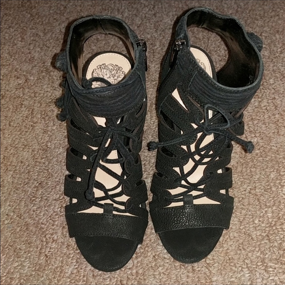 Vince Camuto Ranata Chunky Booties - Picture 2 of 5